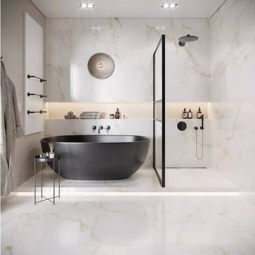 Керамограніт Ceramica Deseo Calacatta Oro Білий 2G0580 60Х60 см, фото 1