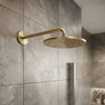 Верхній душ Grohe Rainshower 310 Mono 26558GN0 з кронштейном, брашоване золото, фото №1