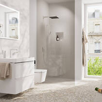 Ручний душ Hansgrohe Pulsify E 100 1jet EcoSmart 24320700 білий матовий, фото №6