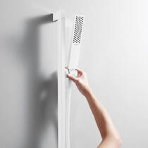 Ручний душ Hansgrohe Pulsify E 100 1jet EcoSmart 24320700 білий матовий, фото №4