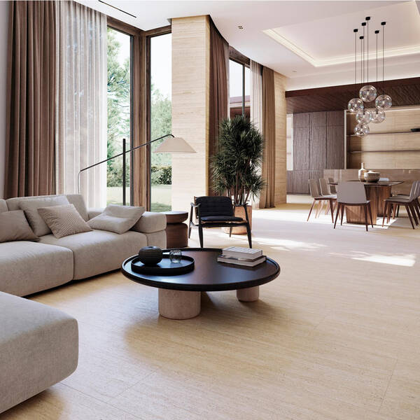 Керамогранит Porcelanosa 100362300 Taranto Marfil L 59,6x120(A) см, фото 4