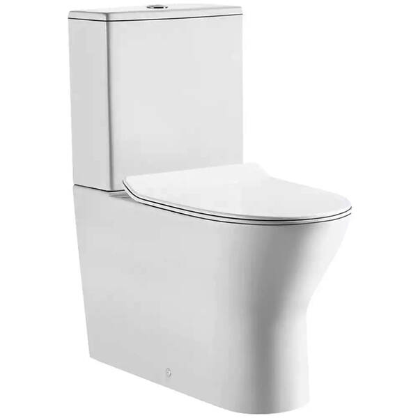 Кришка для унітаза-компакта Primera Frame soft-close, білий, фото 2