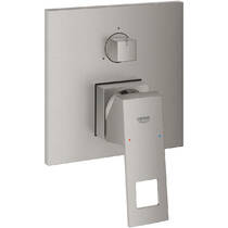 Змішувач прихованого монтажу для ванни/душу Grohe Eurocube 24094DC0 на 3 споживачі, суперсталь, фото №1