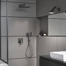 Змішувач прихованого монтажу для ванни/душу Grohe Eurocube 24094DC0 на 3 споживачі, суперсталь, фото №5