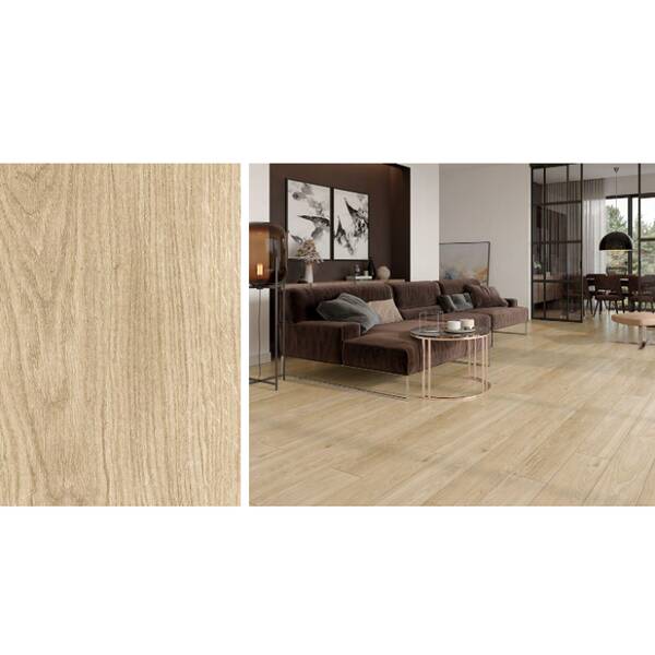Керамогранит Cersanit Charmwood Beige Mat Rect** 19,8x119,8 см