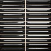 Плитка Ceramica Deseo Arrow Black 1.5*10 20х20 см, фото №1