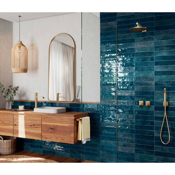 Плитка Ceramica Deseo Nairobi Blue 7.5х30 см, фото 3