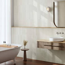 Плитка Ceramica Deseo Terre Off White Lineal  7.5х30 см, фото №1