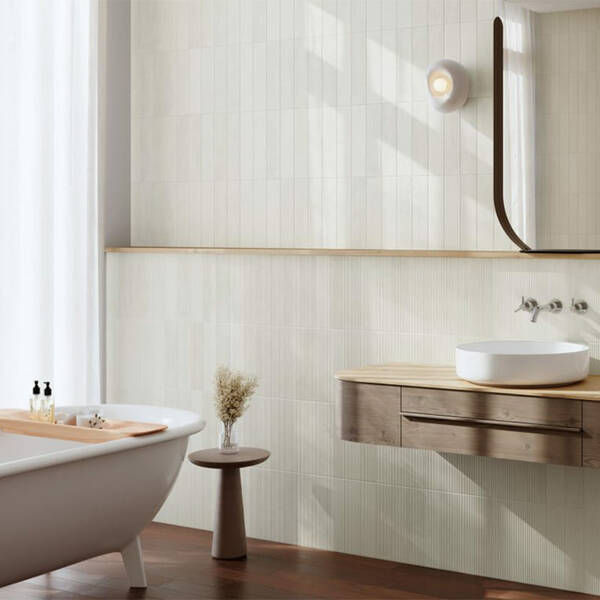 Плитка Ceramica Deseo Terre Off White Lineal  7.5х30 см, фото 1