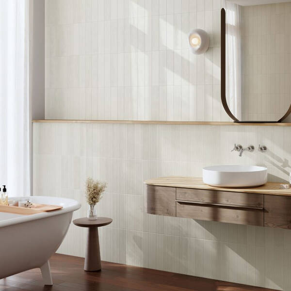 Плитка Ceramica Deseo Terre Off White 7.5х30 см, фото 1