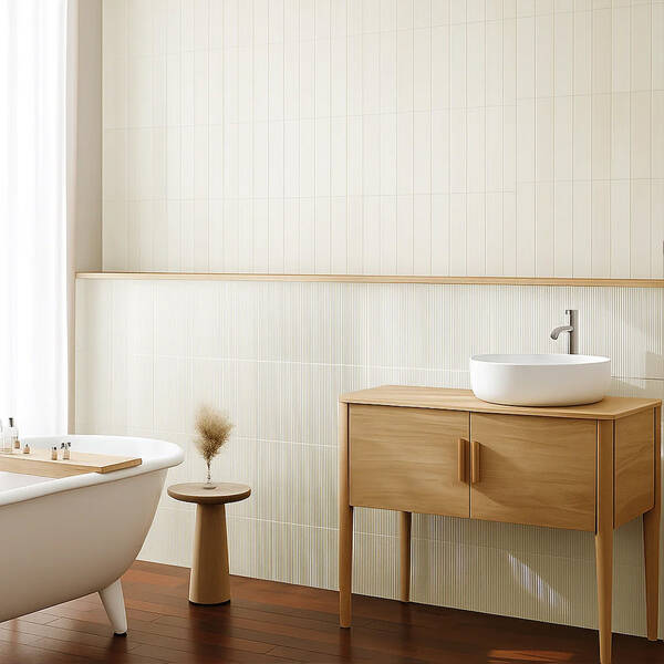 Плитка Ceramica Deseo Terre Off White 7.5х30 см, фото 3