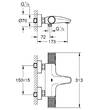 Змішувач для ванни Grohe Grohtherm 1000 Performance 34830000 з термостатом, хром, фото 4