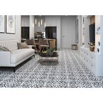 Плитка Ceramica Deseo Pav Ronda Black 45x45 см, фото №2