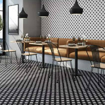 Плитка Ceramica Deseo Pav Poole Black 45x45 см