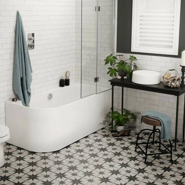 Плитка Ceramica Deseo Pav Star Black 45x45 см, фото 4