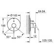 Смеситель скрытого монтажа для ванны/душа Grohe Essence 19285AL1 графит темный матовый, фото 3