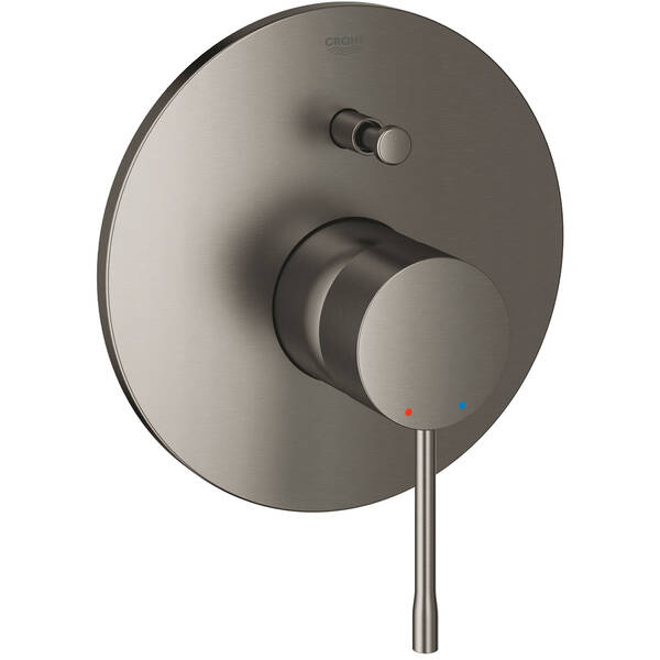 Смеситель скрытого монтажа для ванны/душа Grohe Essence 19285AL1 графит темный матовый, фото 2
