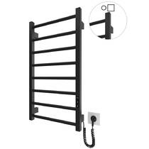 Полотенцесушитель электрический Hygge Family HF Leeds 770x430 мм черный мат 100 Вт, фото №2