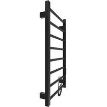 Полотенцесушитель электрический Hygge Family HF Leeds 770x430 мм черный мат 100 Вт, фото №5