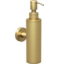 Дозатор для жидкого мыла Genwec Nimbus series GW05 74 04 07 с держателем, золото матовый, фото №1