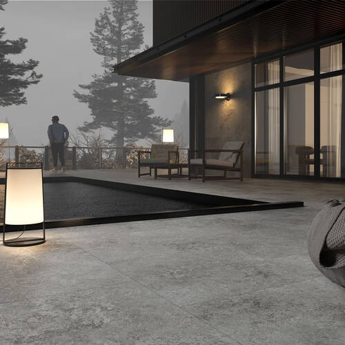 Керамограніт Інтеркерама Tesoro сірий 12060 202 072/MR 60х120 см, фото 3