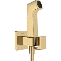 Гігієничний душ Hansgrohe Bidette 29233990 на змішану воду, золото (зовнішня частина), фото №1