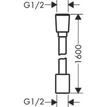 Душевой шланг Axor ShowerSolutions 28259250 1,6 м матовое золото, фото №2