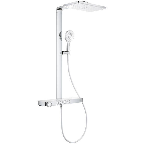 Душова система Grohe Rainshower Aqua Pure 1009620000 з термостатом, хром