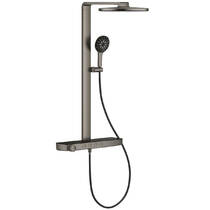 Душова система Grohe Rainshower Aqua Pure 101680AL00 з термостатом, графіт темний матовий, фото №2