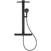 Душова система Grohe Rainshower Aqua Pure 100962KF00 з термостатом, чорний матовий, фото №3