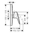 Змішувач прихованого монтажу для душу Hansgrohe Logis 71605670 чорний матовий, фото 2