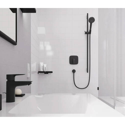 Змішувач прихованого монтажу для душу Hansgrohe Logis 71605670 чорний матовий, фото 3