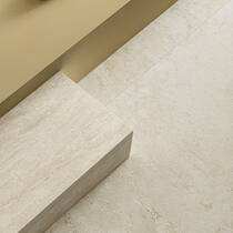 Керамограніт Italgraniti I Travertini TR0412 Travertino Beige Cross Cut Sq. 120x120 см, фото №4