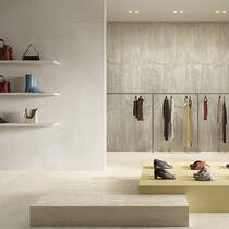 Керамограніт Italgraniti I Travertini TR0412 Travertino Beige Cross Cut Sq. 120x120 см, фото №5