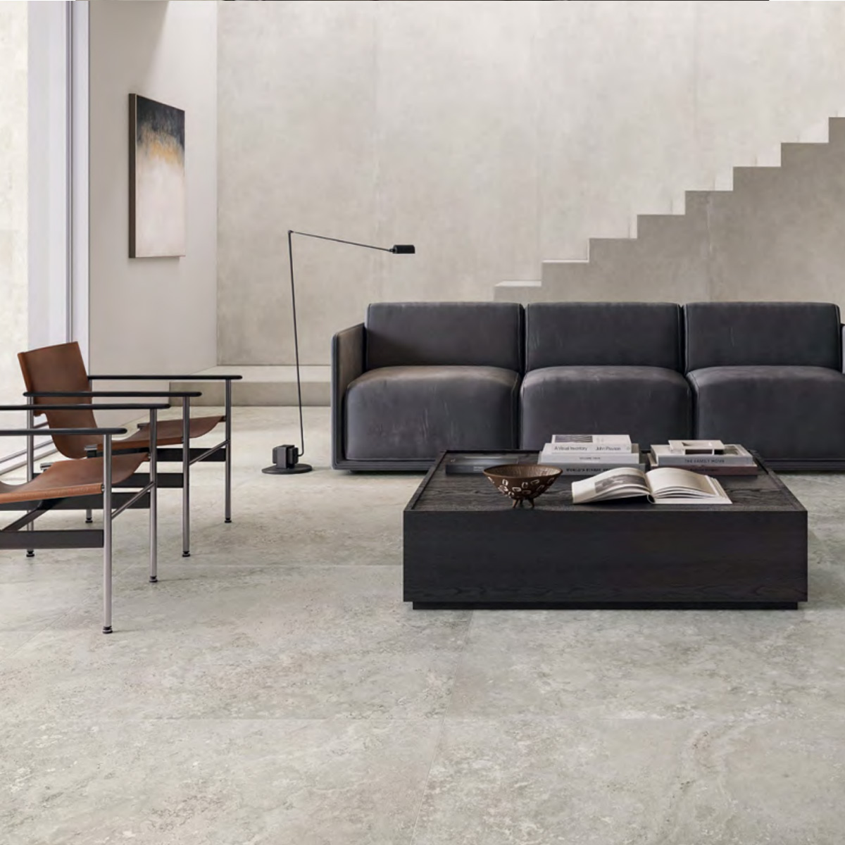 TR0612 TRAVERTINO GRIGIO CROSS CUT SQ. 120X120 (1 сорт)