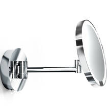 Косметичне дзеркало Decor Walther Just Look Plus WR 0125700 з LED-підсвічуванням та збільшенням 7х, хром, фото №1