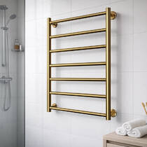 Рушникосушарка водяна Mario Класік 700х530/500 700х530 мм золото сатин, фото №1