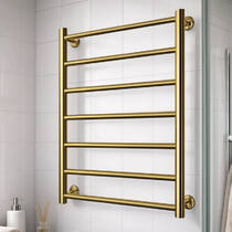 Рушникосушарка водяна Mario Класік 700х530/500 700х530 мм золото сатин, фото №5