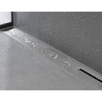 Решітка для душового каналу Hansgrohe RainDrain Flex Wall 56051000 хром 800 мм, фото №3