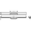 Решетка для душевого канала Hansgrohe RainDrain Flex Wall 56051000 хром 800 мм, фото 2