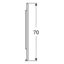 Дзеркало Geberit Option Plus Square 502.783.00.1 з LED-підсвічуванням 900х700 мм, фото №4