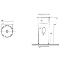 Раковина Kerasan New Yorker 5645 01 40 см білий, фото №3