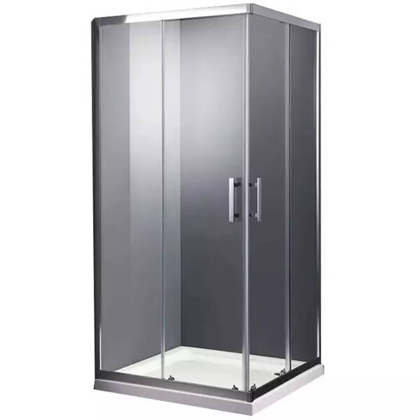 Душевая кабина Primera Pl  Frame SHRC53906 90х90 см профиль хром/прозрачное стекло, фото 1