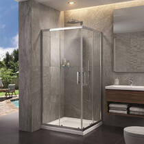 Душова кабіна Primera Pl Frame SHRC53906 90х90 см профіль хром/прозоре скло