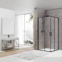 Душевая кабина Devit Pl Art 2.0 FEN2140B 90х90 см профиль черный матовый, прозрачное стекло, фото №1