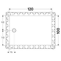 Душевая поверхность Setaplano Geberit 154.282.11.1 прямоугольная 120x100 см, цвет белый альпийский матовый, фото №3