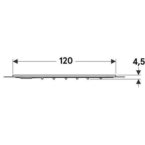 Душевая поверхность Setaplano Geberit 154.282.11.1 прямоугольная 120x100 см, цвет белый альпийский матовый, фото 4