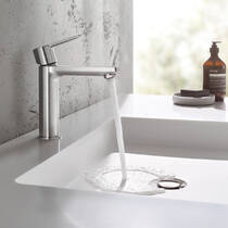 Змішувач для раковини Grohe Lineare 23106AL1 S-розмір, графіт темний матовий, фото №3