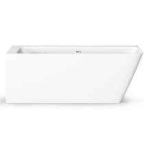 Ванна из искусственного камня PAA Quadro Corner D VAQUACOSD/00 160х75 см угловая, матовый белый, фото №1
