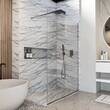 Душевое ограждение Walk-In Devit Style New DSN100200 100x200 см, хром, фото 3